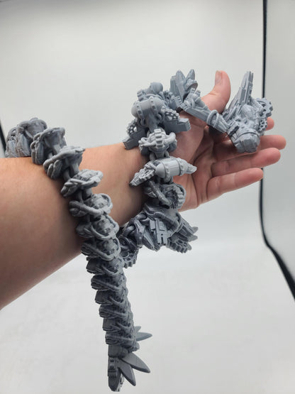 Steampunk Dragon (Winged or Wingless Option) Articulated 3D Print