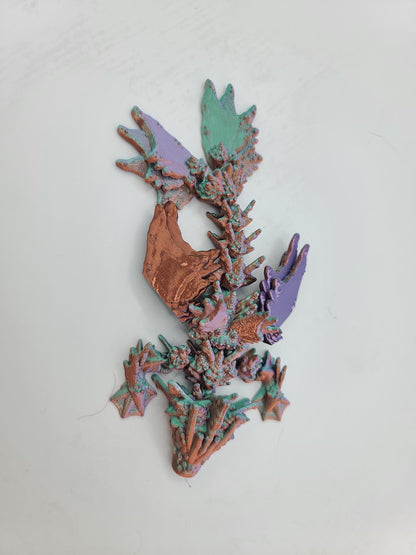 Ocean Serpent Tadling with Fin-like Wings (Optional Keychain) 3D Print