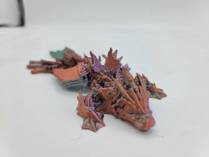Ocean Serpent Tadling with Fin-like Wings (Optional Keychain) 3D Print