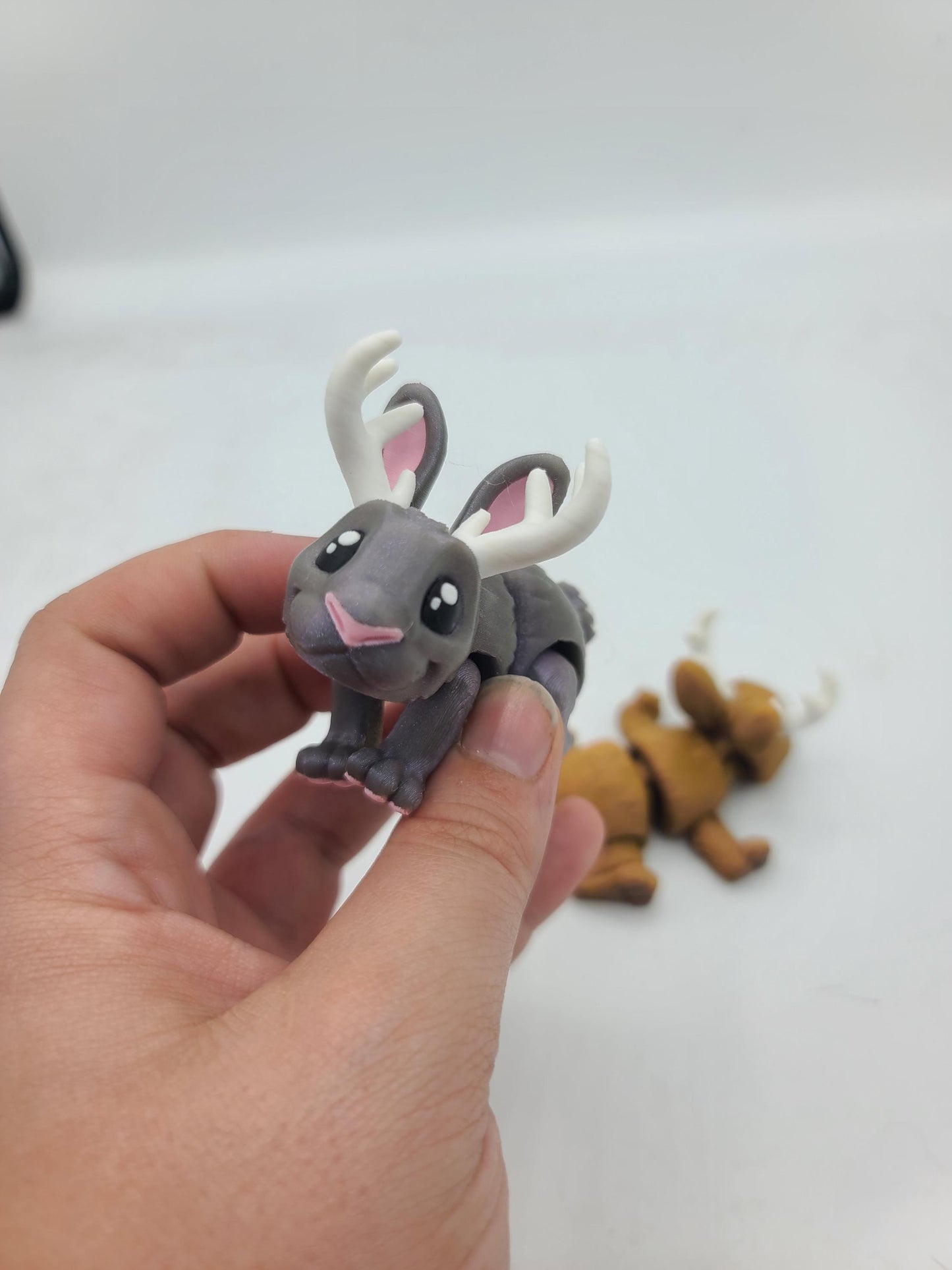 Mini Cute Flexi Jackalopes Cryptid 3D Prin