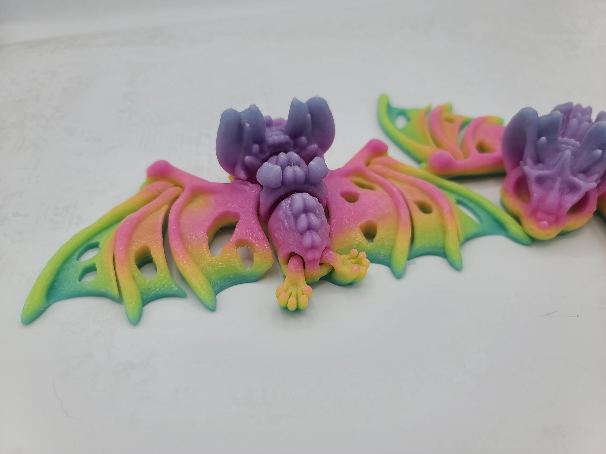 Skeleton bat 3D print alternate angle