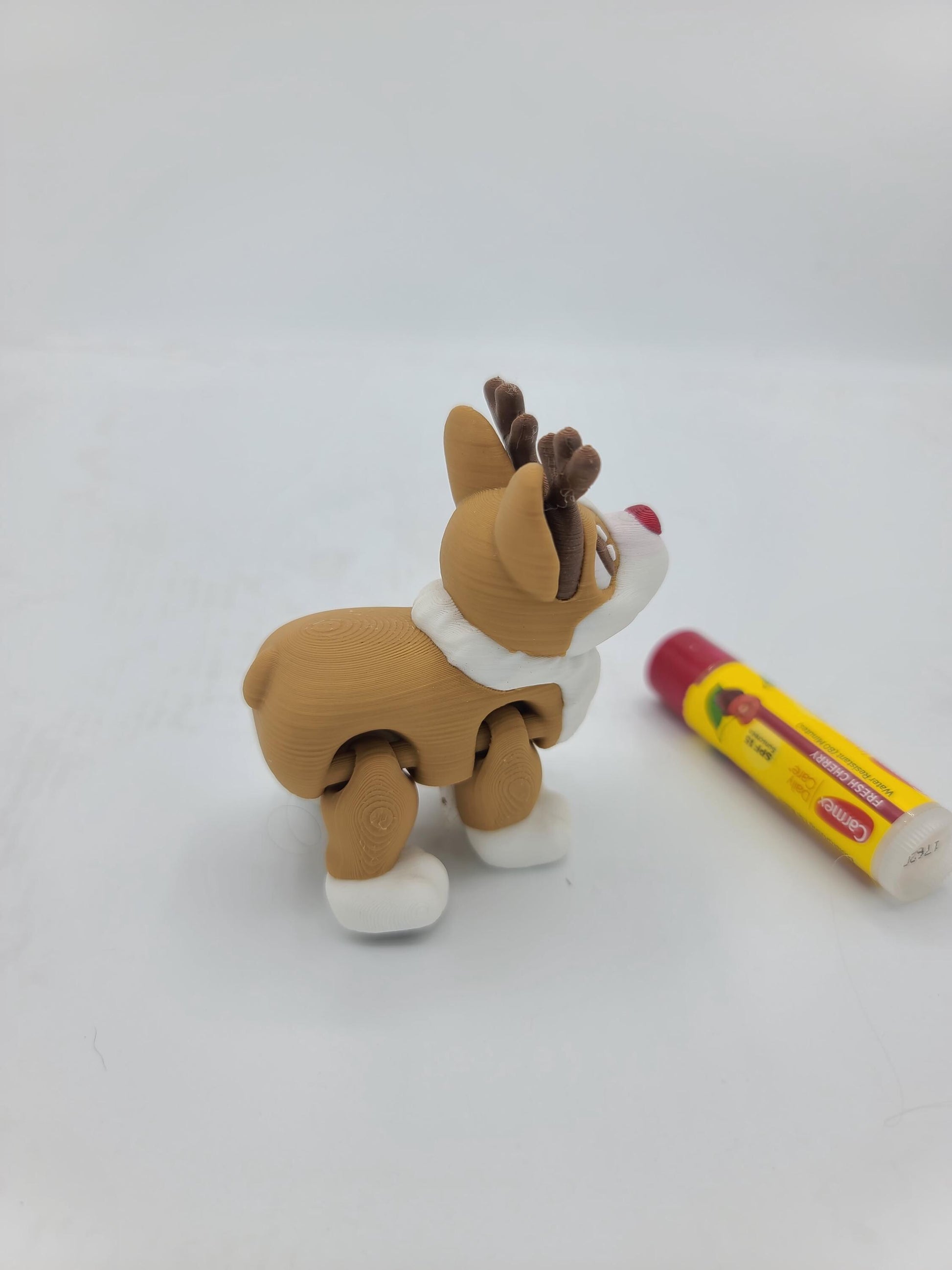 Corgi Rudolph figurine in multiple Christmas color options