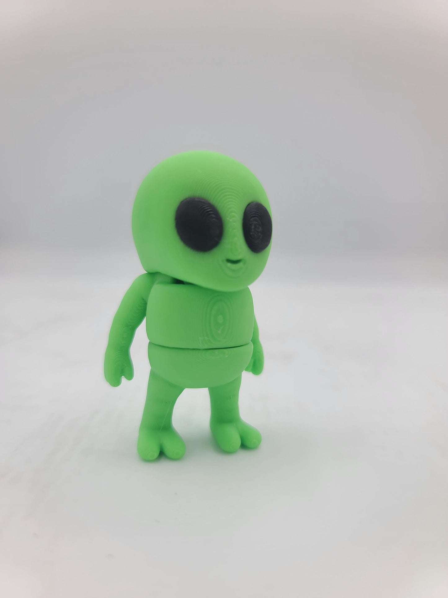 Tiny Articulated Alien Flexi 3D Print