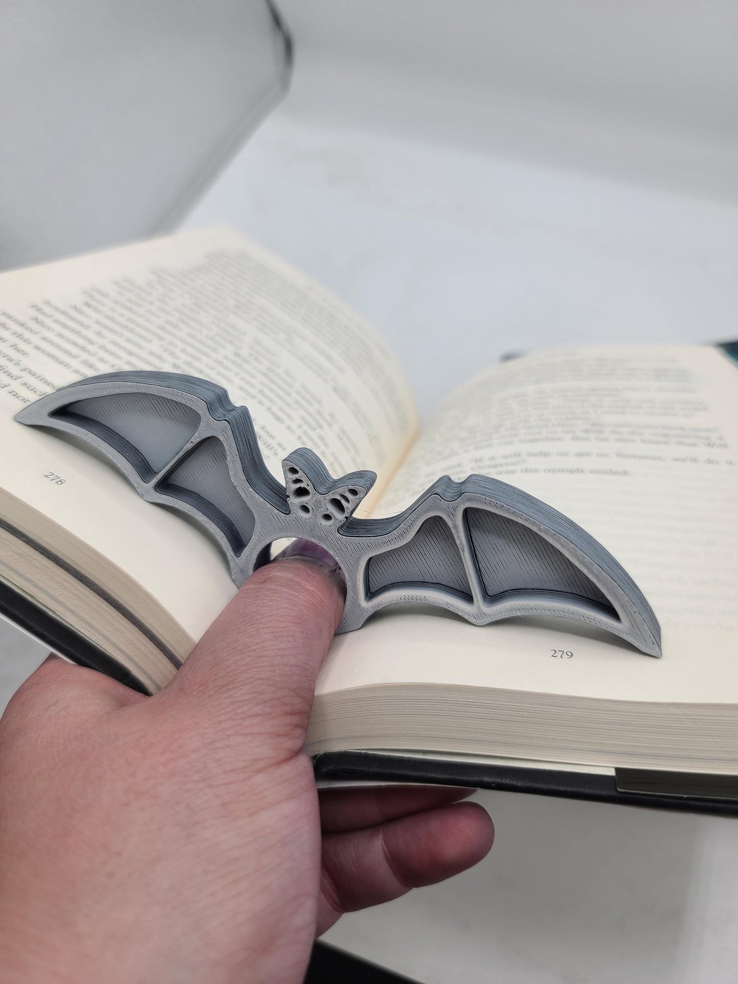 Thumb Book Page Holders | Dragon or Bat Style | 3D Print