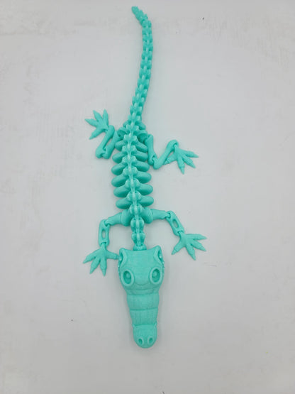 3D Printed Flexi Skeleton Alligator