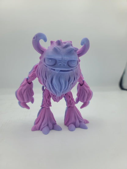 Spooky Yeti Snow Monster Articulated 3D Print