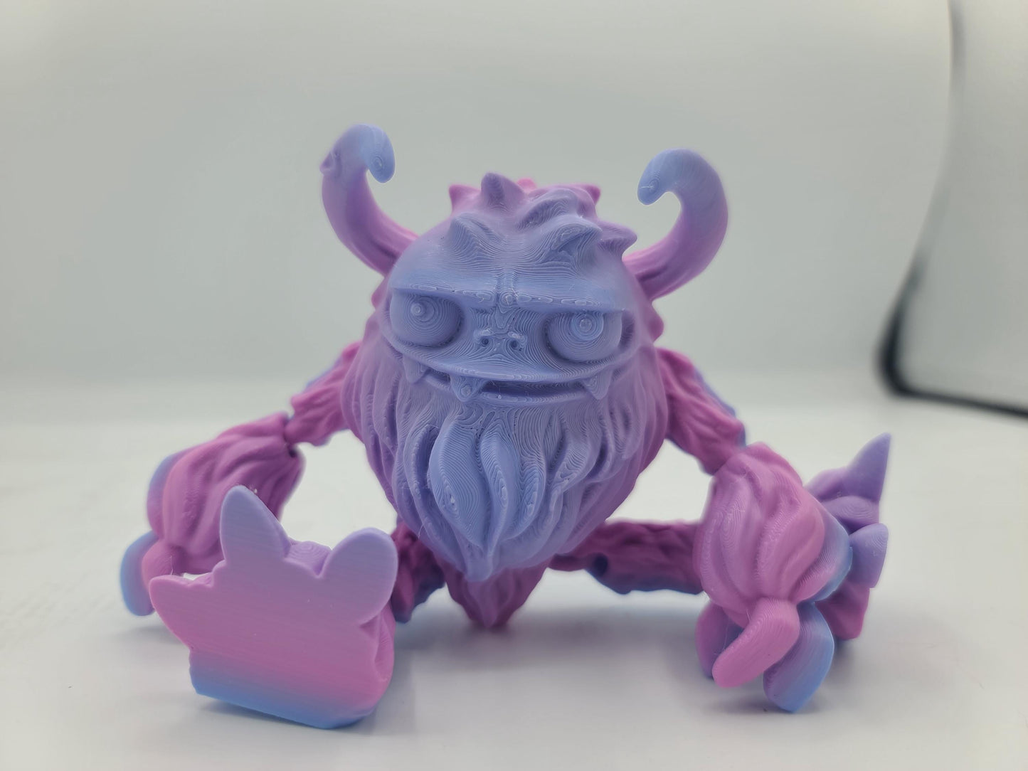 Spooky Yeti Snow Monster Articulated 3D Print