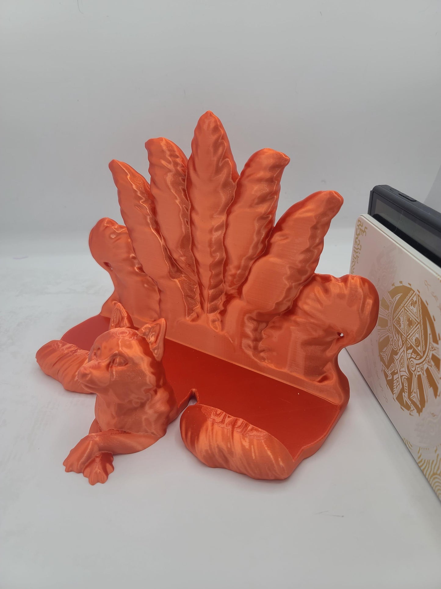 Kitsune Large Tail Nintendo Switch Classic and OLED Dock Stand | 3D Print