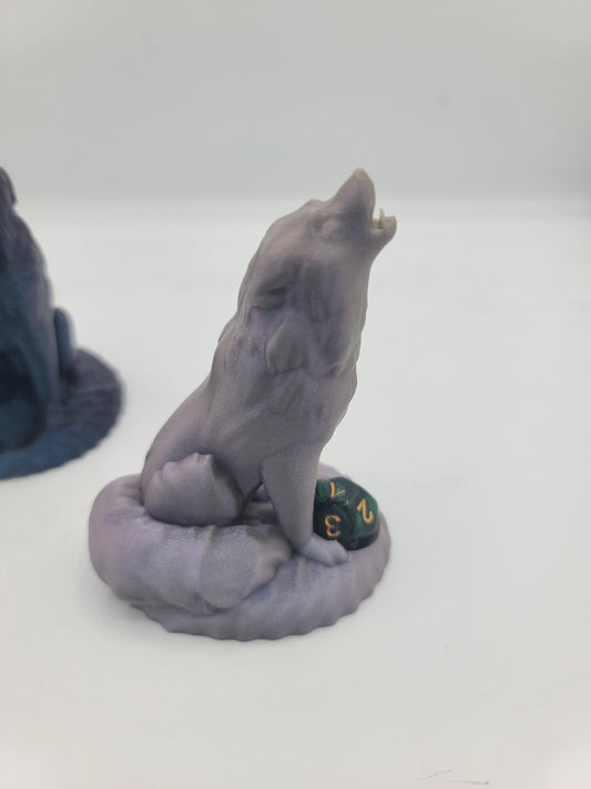 Howling Wolf Dice Guardian | 3D Print