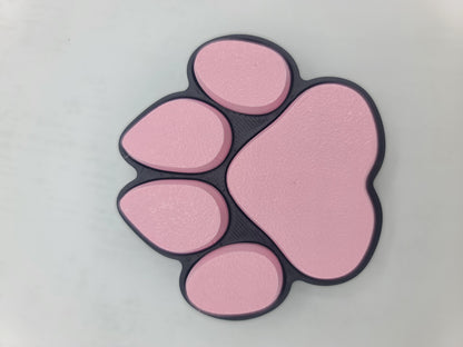 Cute Paw Print (Cat or Dog) Key Clicker Fidgets 3D Print
