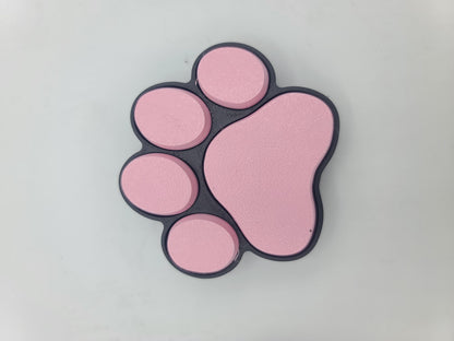 Cute Paw Print (Cat or Dog) Key Clicker Fidgets 3D Print