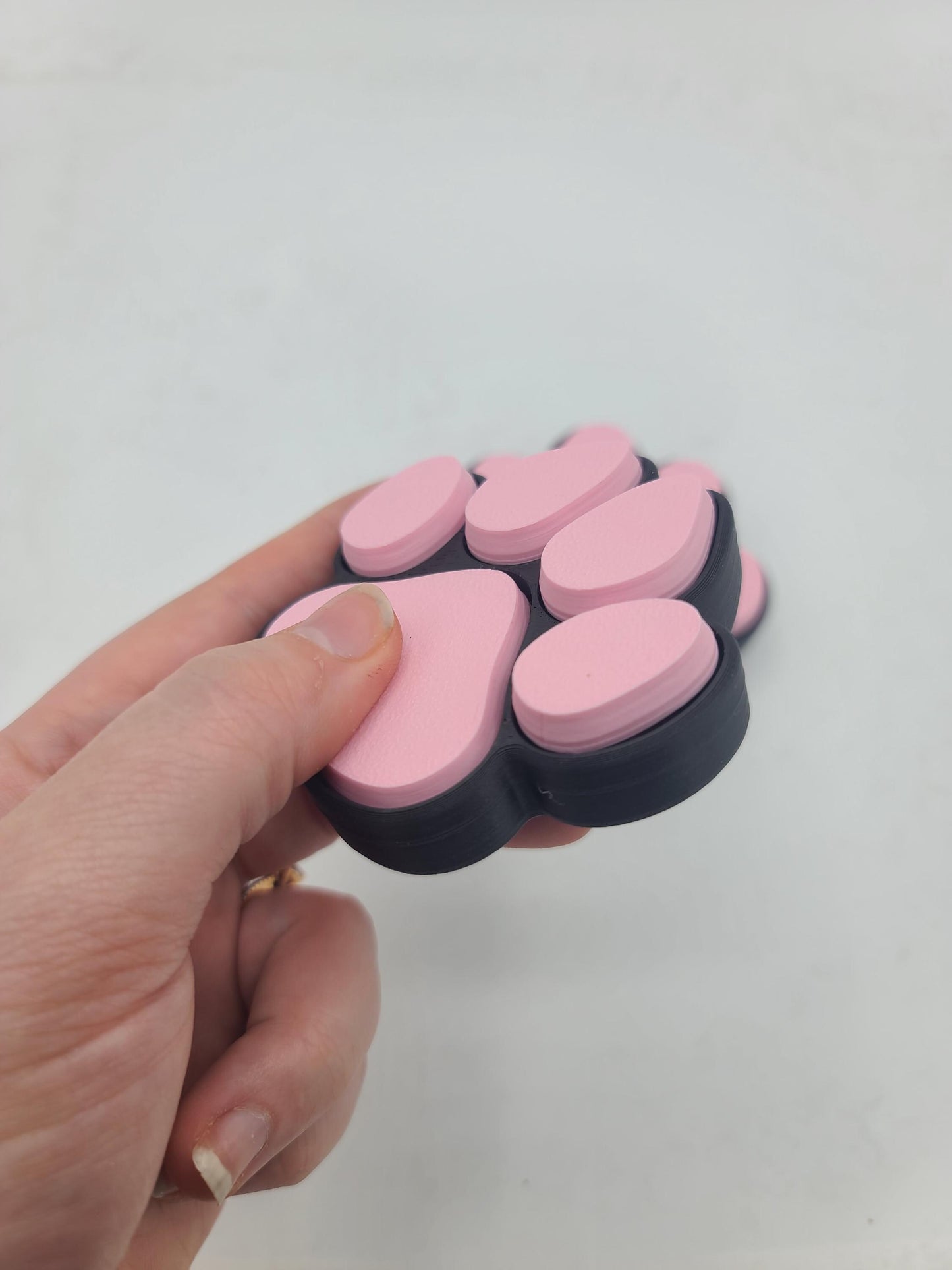 Cute Paw Print (Cat or Dog) Key Clicker Fidgets 3D Print