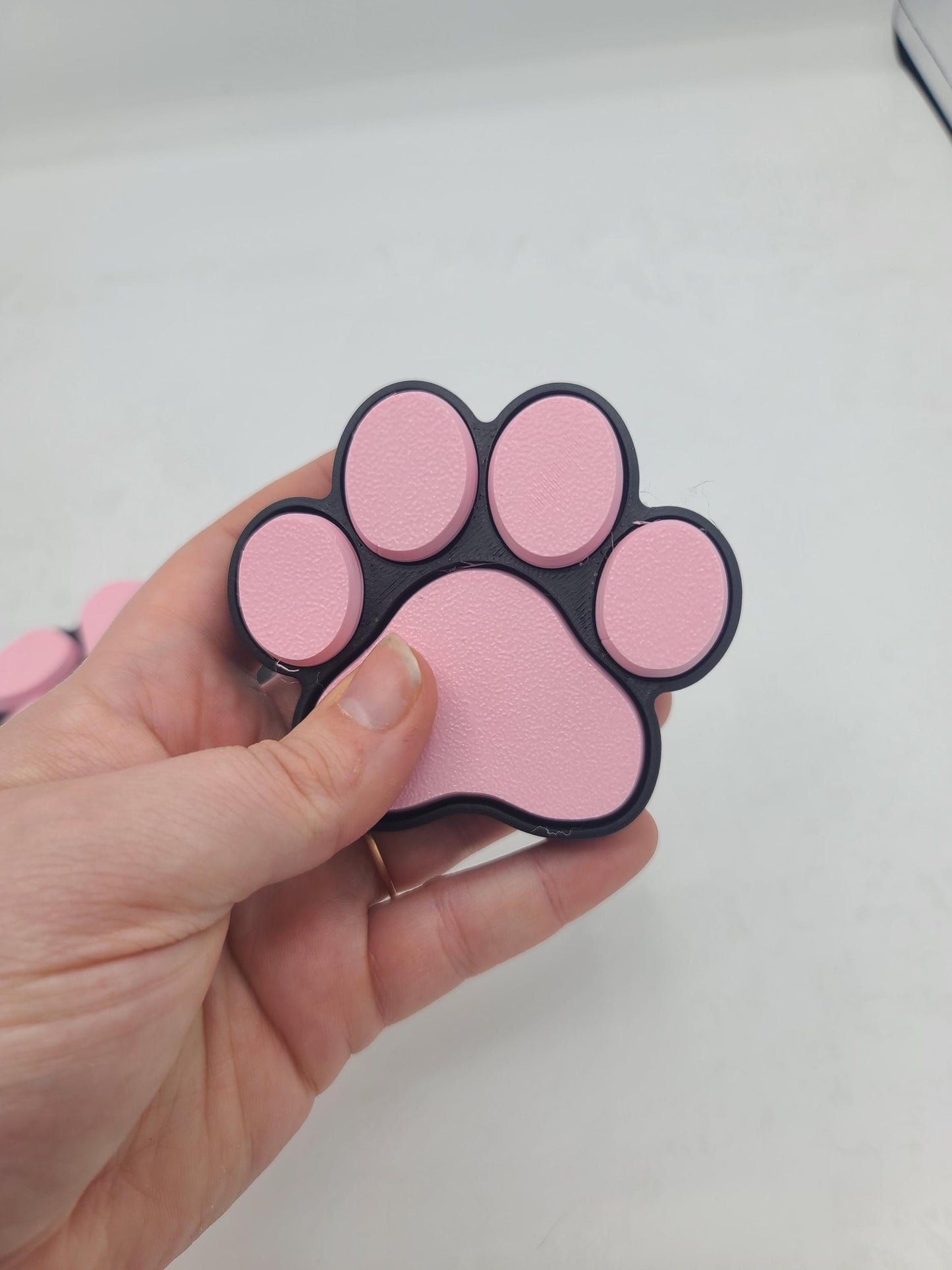 Cute Paw Print (Cat or Dog) Key Clicker Fidgets 3D Print