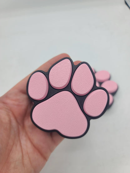 Cute Paw Print (Cat or Dog) Key Clicker Fidgets 3D Print