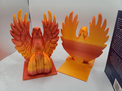 Phoenix Bookends Fantasy Decor 3D Print | 3D Print