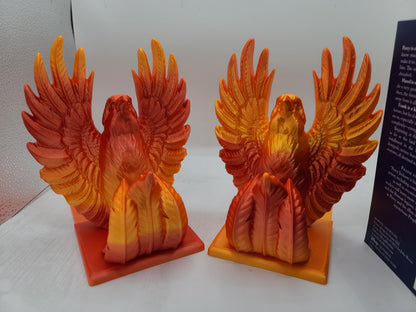 Phoenix Bookends Fantasy Decor 3D Print | 3D Print