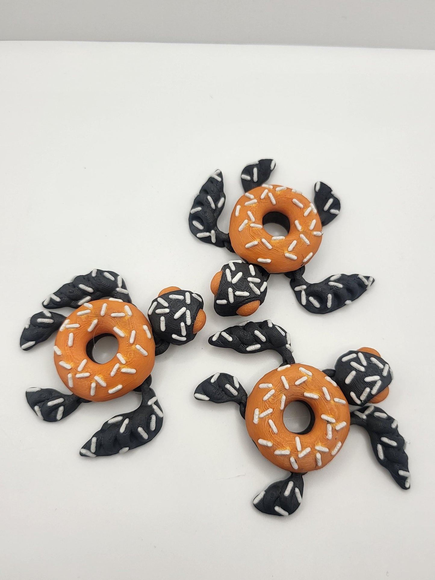 Small Cute Articulated Donut Turtle 3D Print