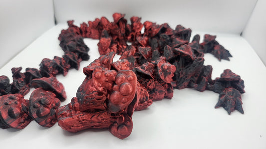 Mushroom Toadstool Articulated Adult Dragon (Mutated, or Regular)  | 3D Print