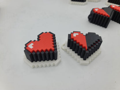 Video Game Style Heart Health Fidget Key Clickers
