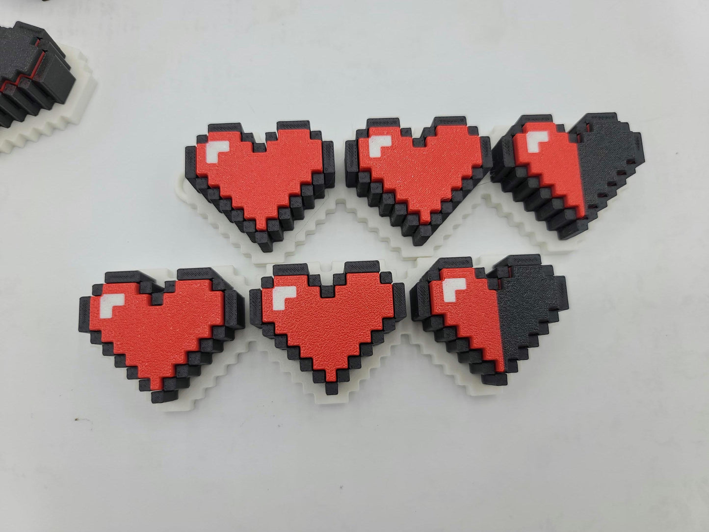 Video Game Style Heart Health Fidget Key Clickers