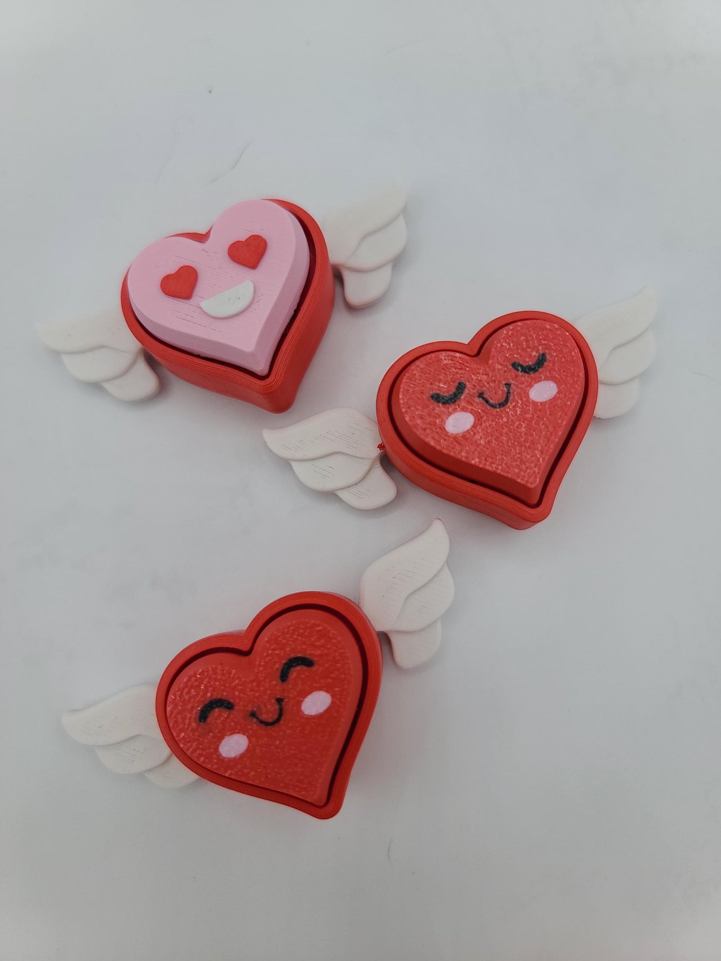 Valentine’s Day Cute Valentine Conversation Heart Clickers 3D Print