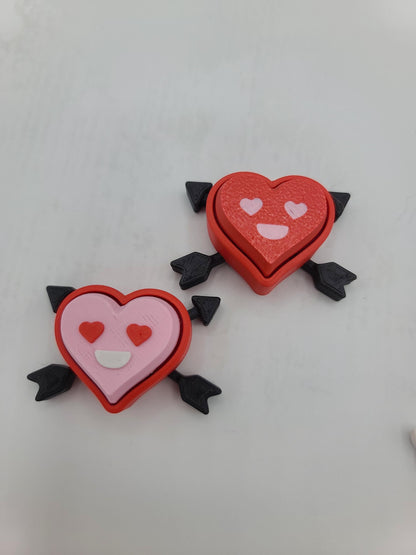 Valentine’s Day Cute Valentine Conversation Heart Clickers 3D Print
