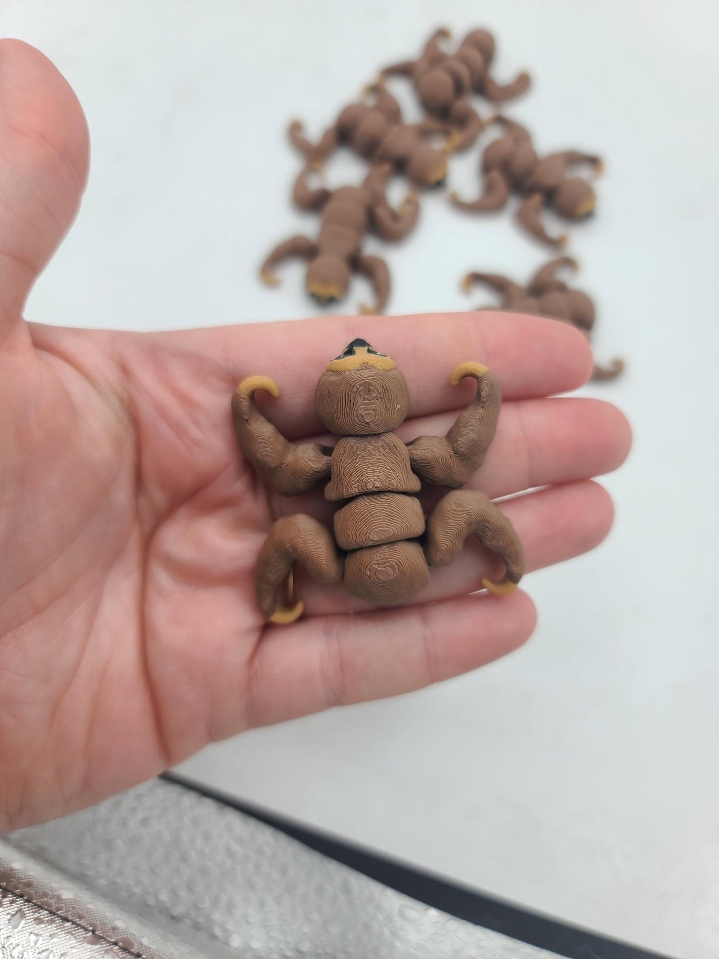 Tiny Baby Sloth Flexi (Poseable and Fun!) 3D Print