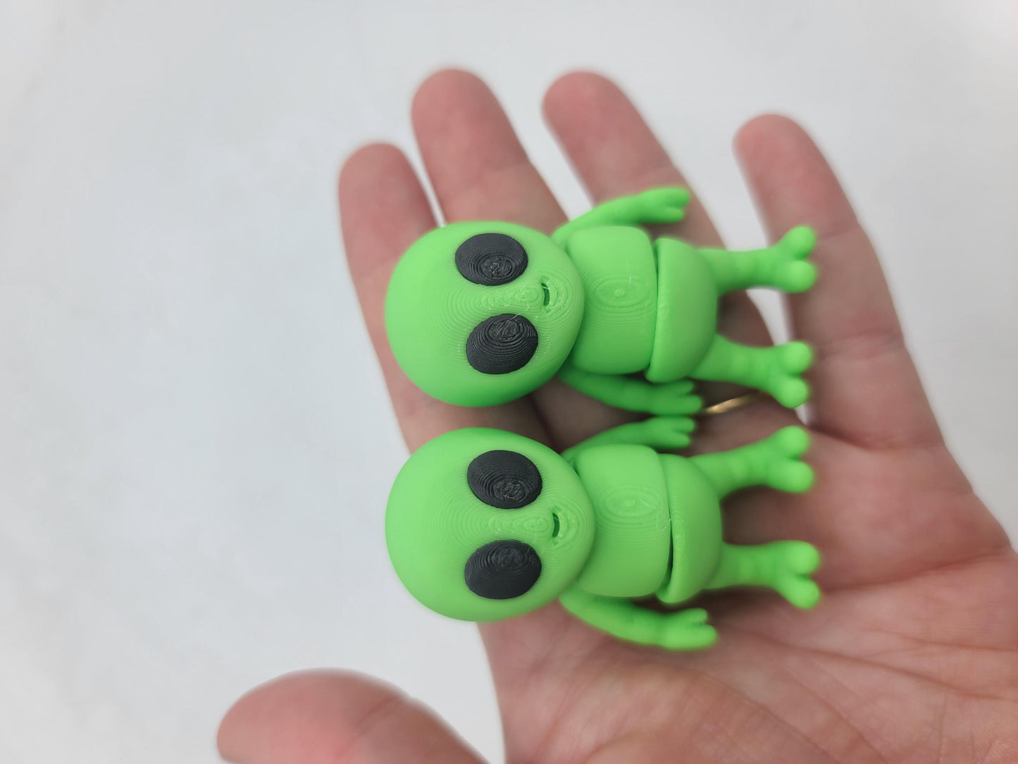 Tiny Articulated Alien Flexi 3D Print
