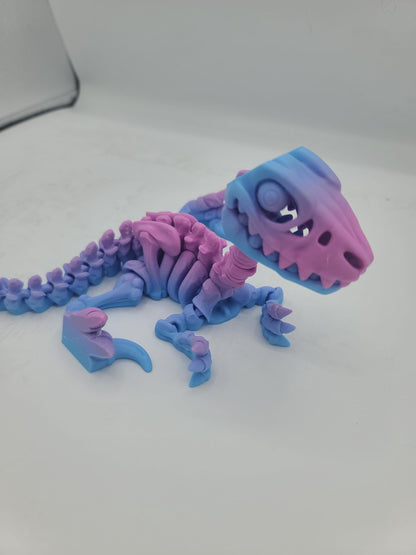 Flexi Skeleton Raptor Dinosaur | 3D Print