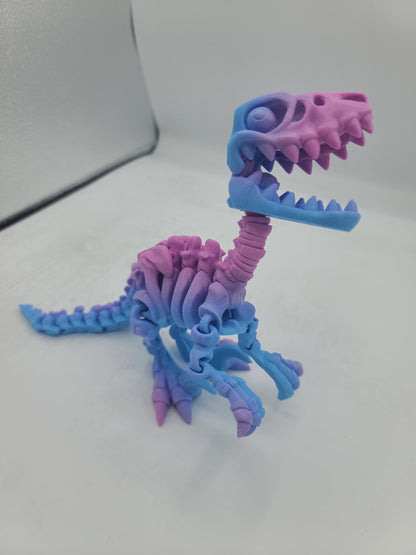 Flexi Skeleton Raptor Dinosaur | 3D Print
