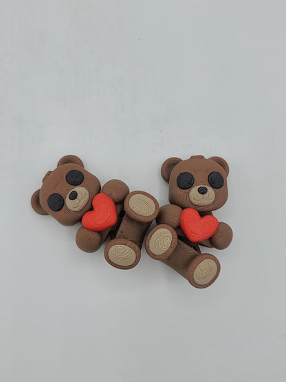 Tiny Valentine's Love Bear Flexi 3D Print