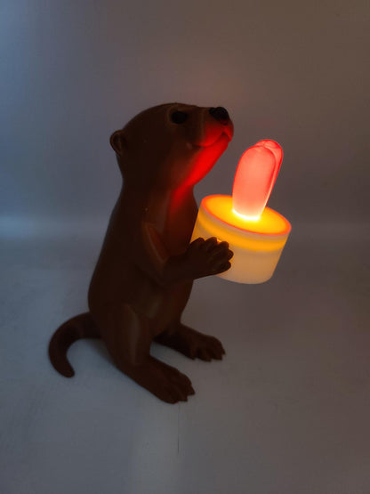 Adorable Otter Love Heart LED Tealight Display | 3D Print