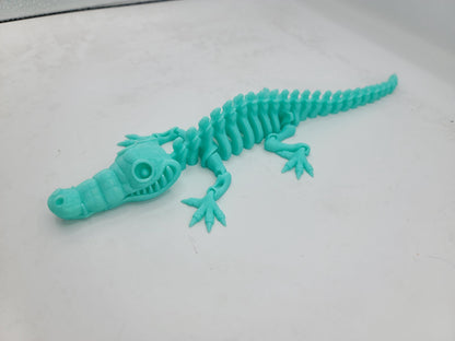 3D Printed Flexi Skeleton Alligator