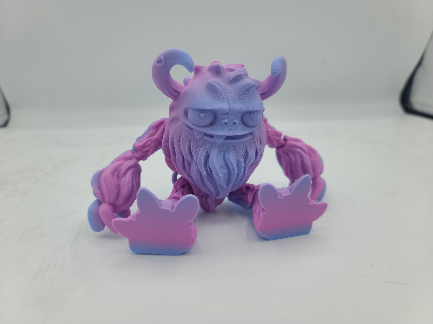 Spooky Yeti Snow Monster Articulated 3D Print