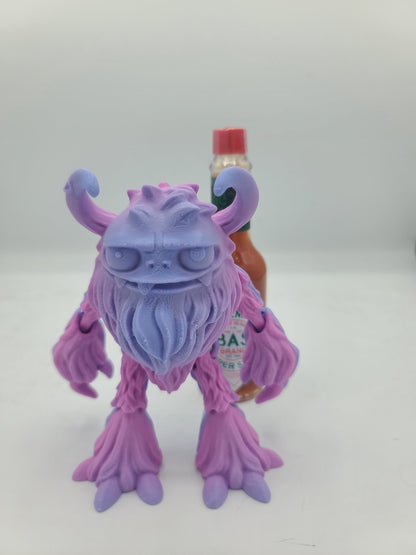 Spooky Yeti Snow Monster Articulated 3D Print