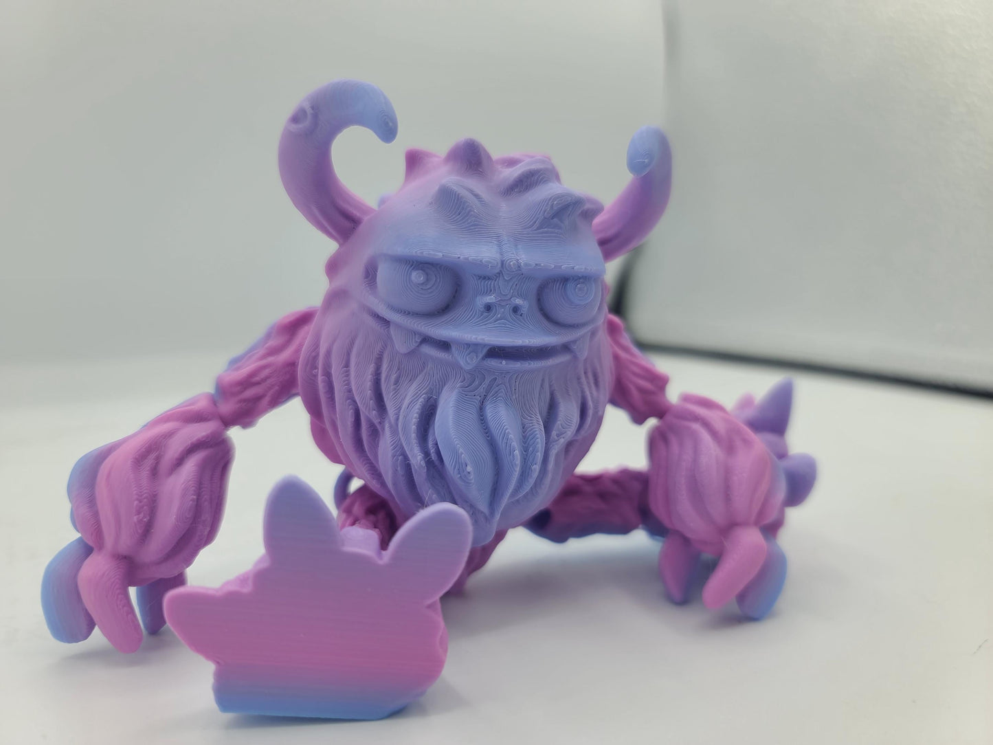 Spooky Yeti Snow Monster Articulated 3D Print