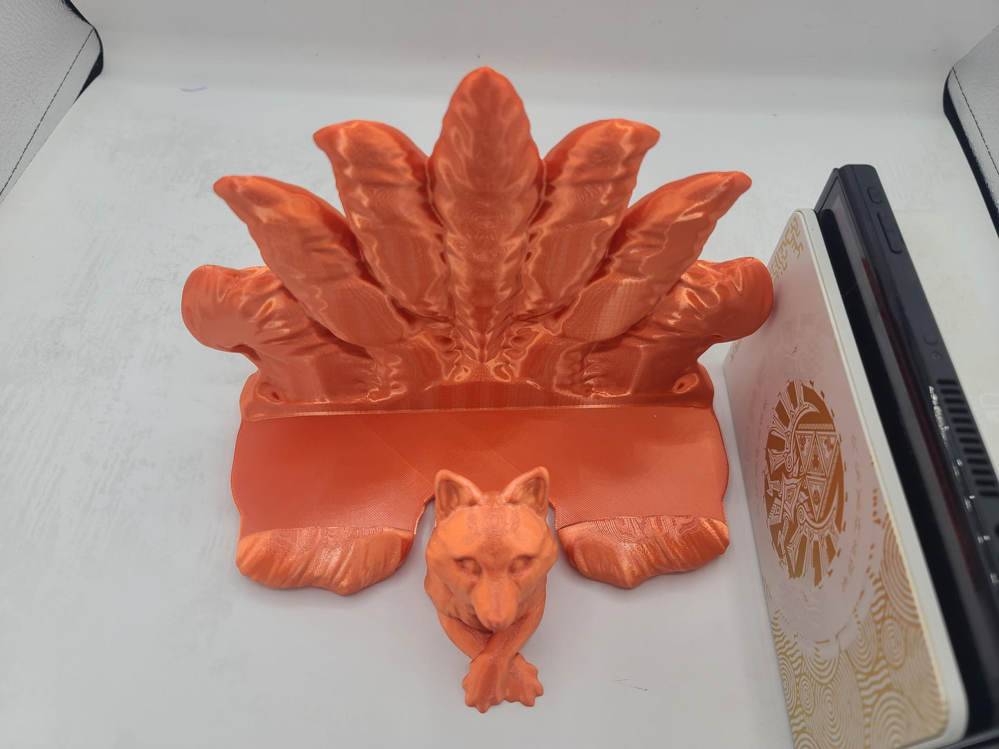Kitsune Large Tail Nintendo Switch Classic and OLED Dock Stand | 3D Print