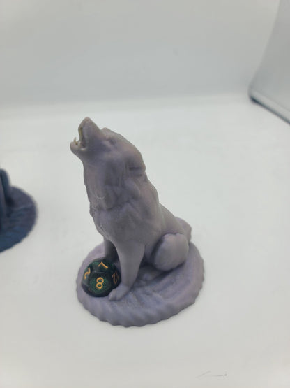 Howling Wolf Dice Guardian | 3D Print
