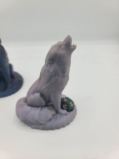 Howling Wolf Dice Guardian | 3D Print
