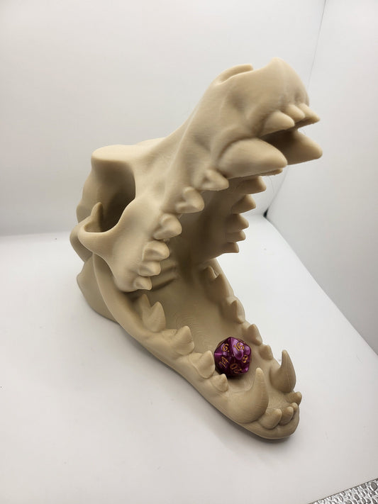 Wolf Skull Dice Tower 3D Print