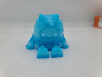 Cute Yeti Flexi 3D Print with Optional Mountain Shelf
