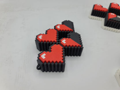 Video Game Style Heart Health Fidget Key Clickers