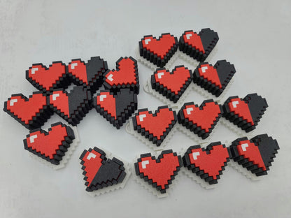 Video Game Style Heart Health Fidget Key Clickers