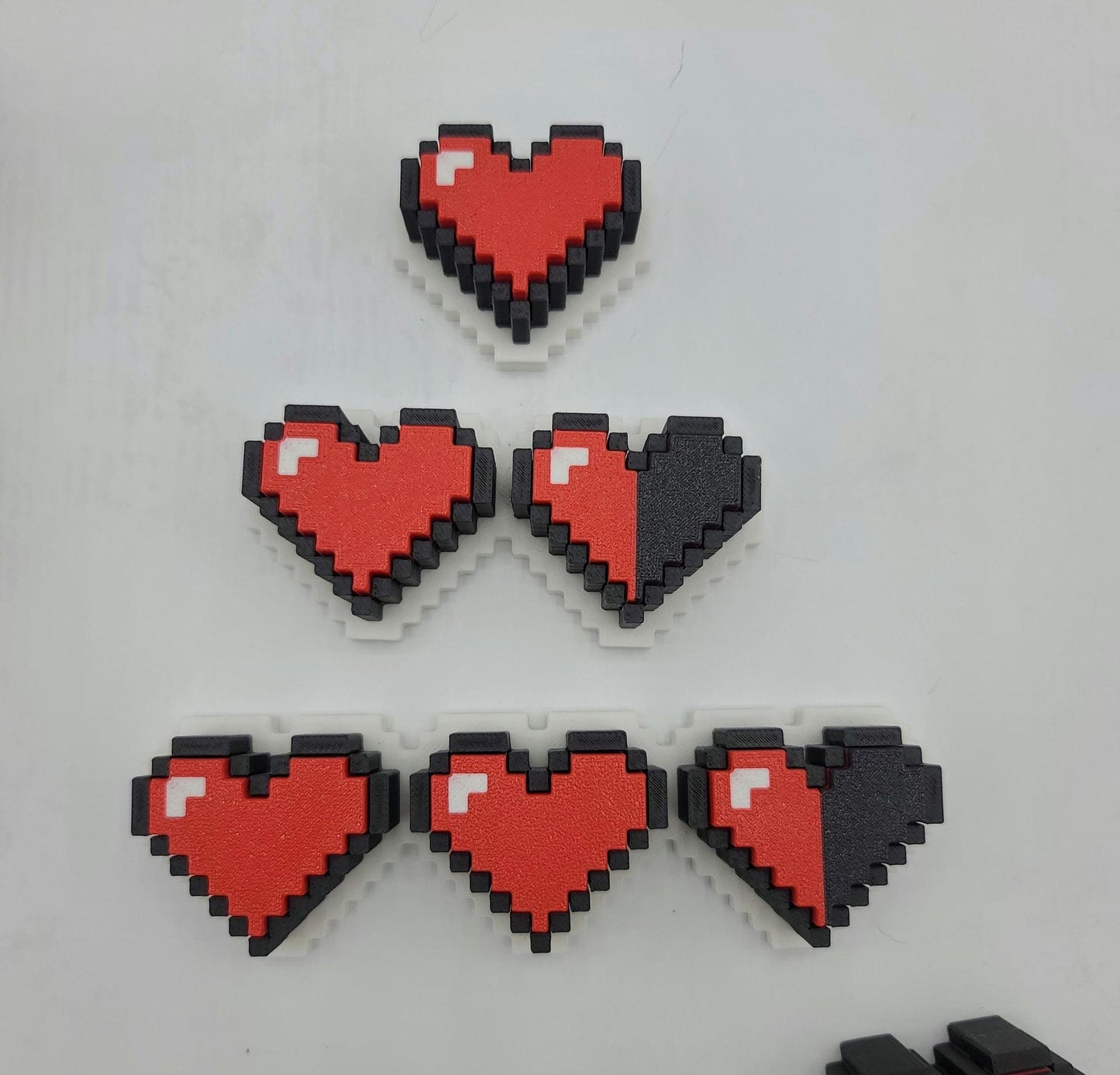 Video Game Style Heart Health Fidget Key Clickers