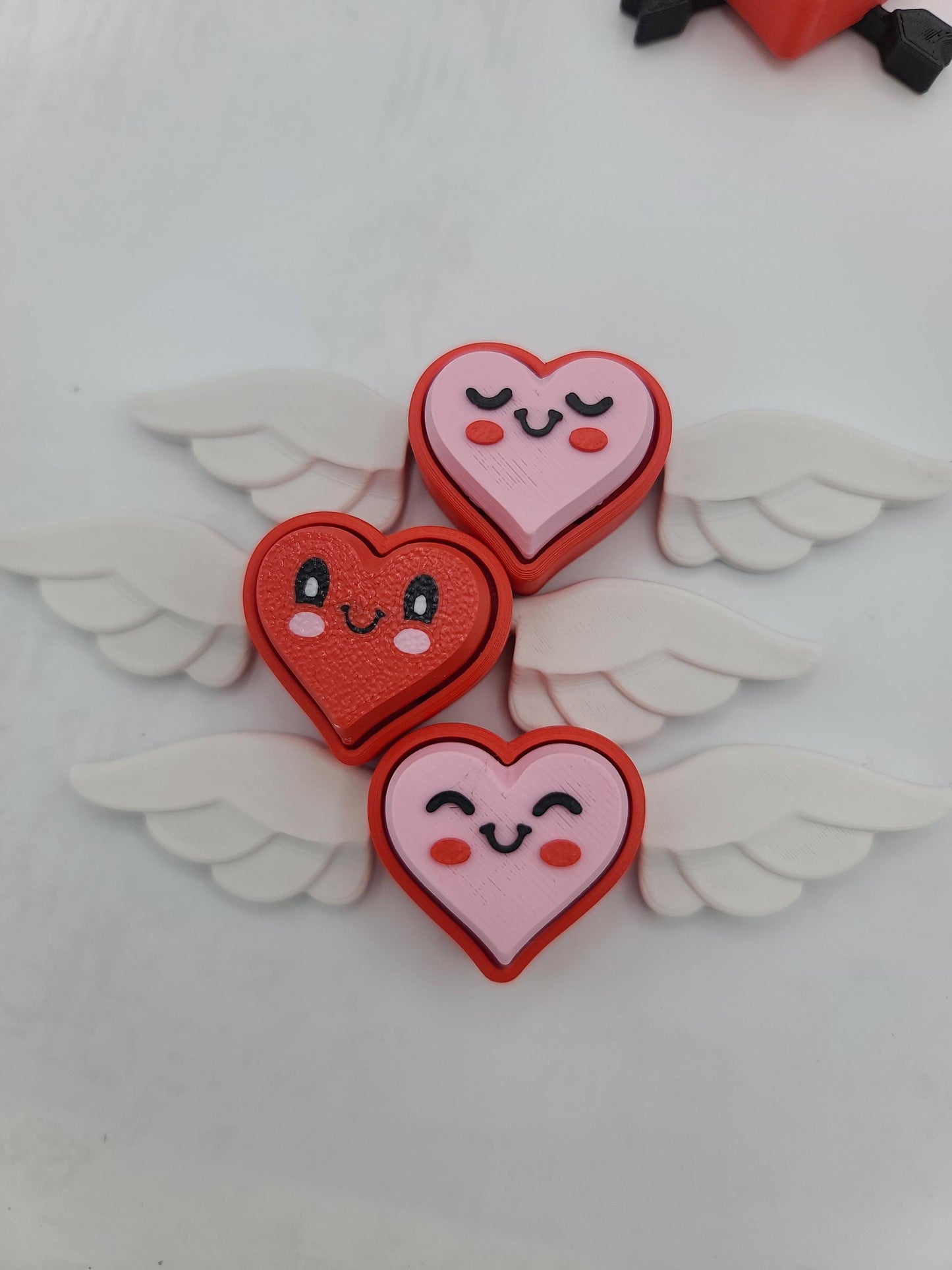 Valentine’s Day Cute Valentine Conversation Heart Clickers 3D Print