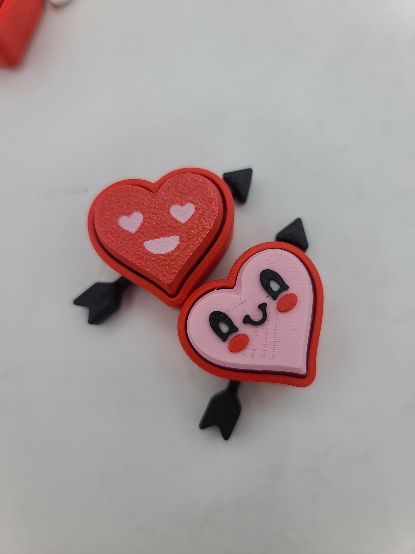 Valentine’s Day Cute Valentine Conversation Heart Clickers 3D Print