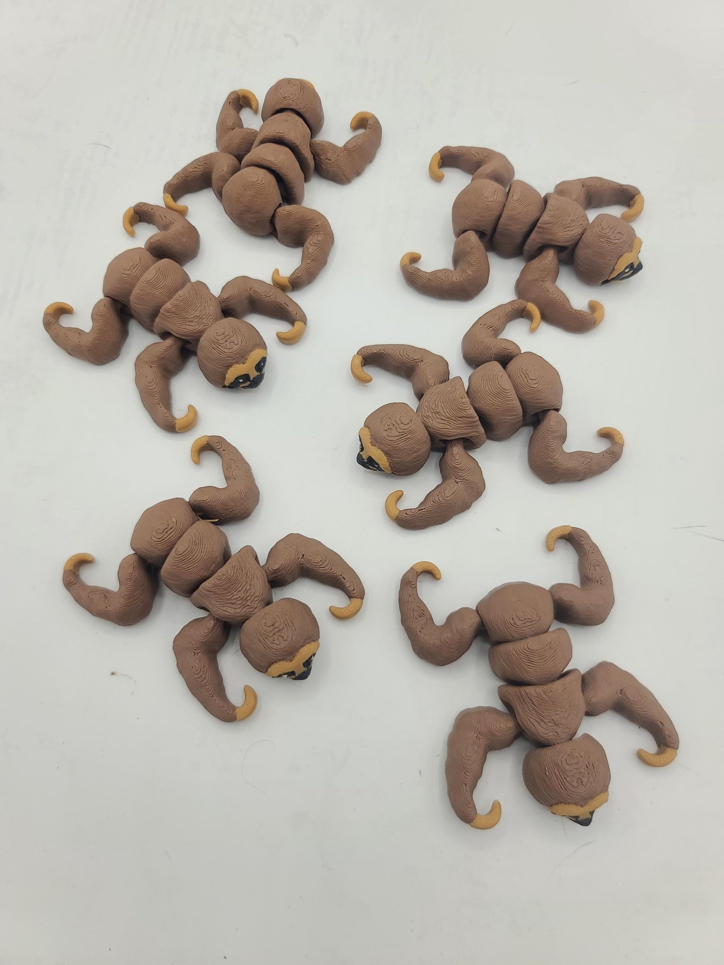 Tiny Baby Sloth Flexi (Poseable and Fun!) 3D Print