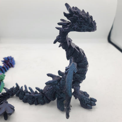 Ice Dragon Winged Fantasy Dragon Articulated 3D Print