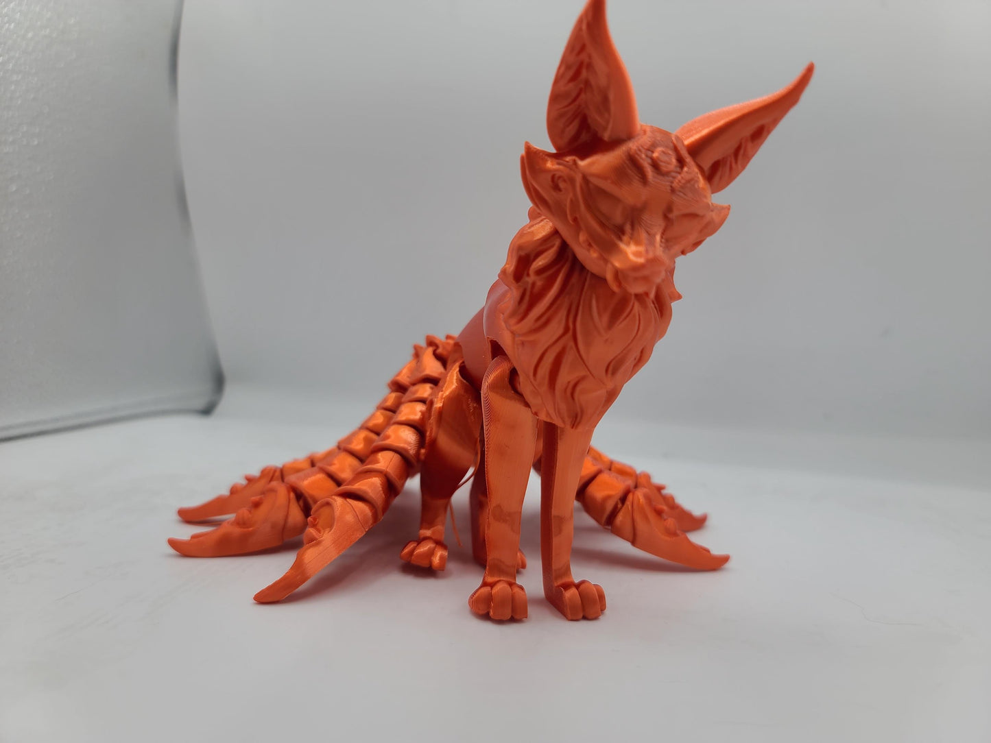 Articulated 9-Tailed Japanese Fox Spirit Kitsune | Flexi 3D Print