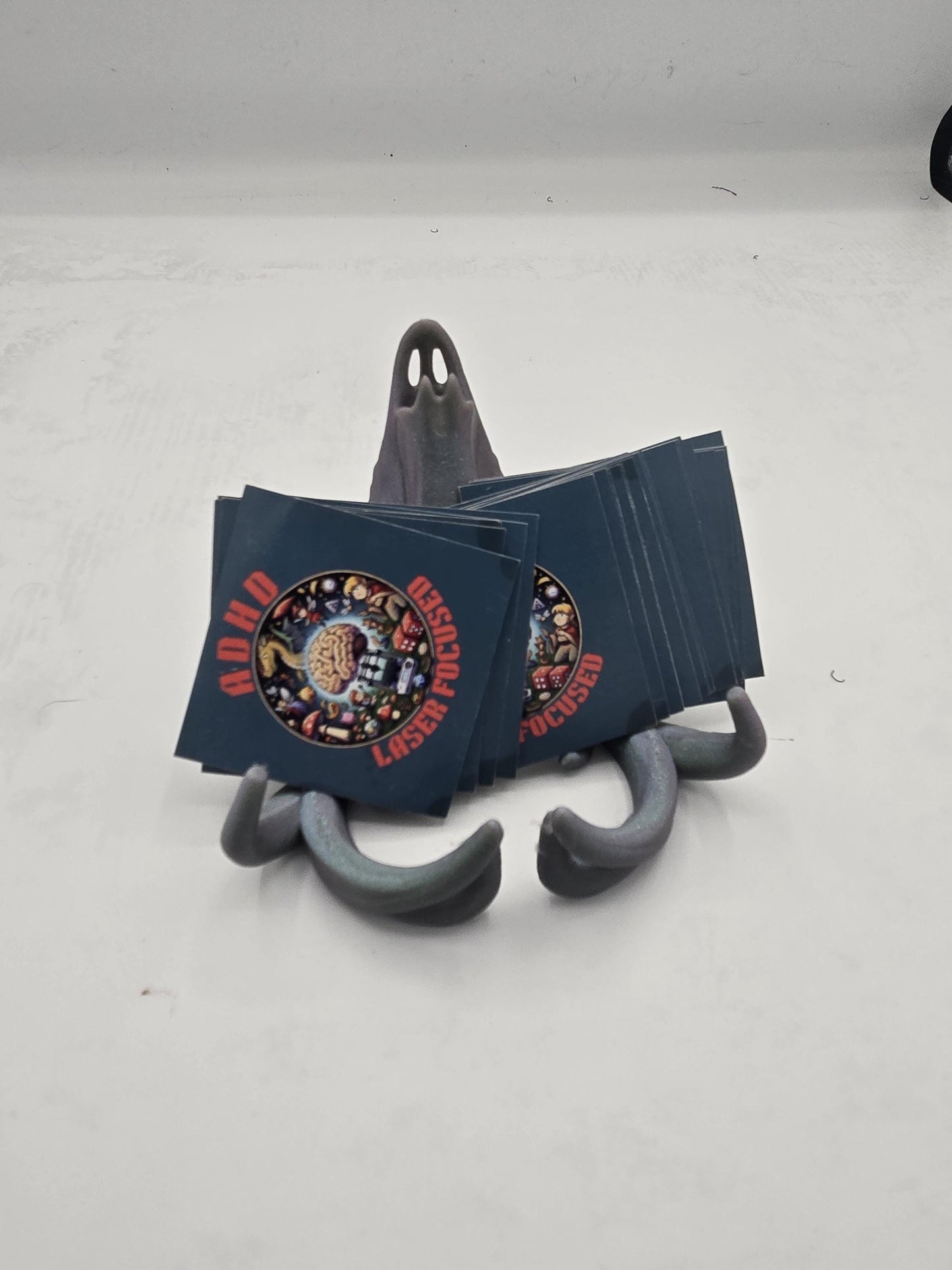 Deer Skull Business Card, Photo, or Phone Stand | 3D Printed